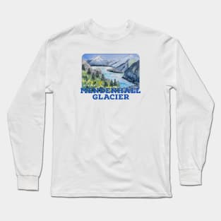 Mendenhall Glacier, Alaska Long Sleeve T-Shirt